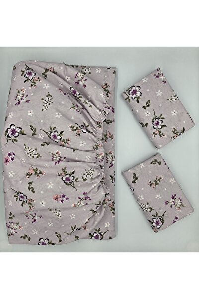 pınarhome collectıon Fabric Fitted Sheet for Pad Beds + Pillow Case with Cover (Corner Depth 30 Cm) New Season***