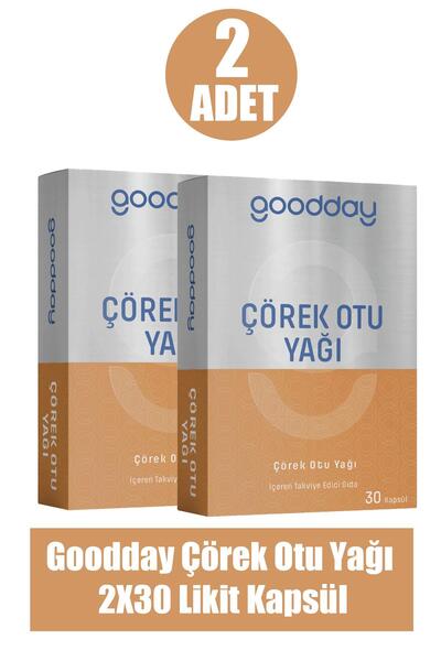 goodday Çörek Otu Yağı 30 Likit Kapsül 2 Adet