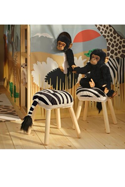 IKEA Donmezco Sandlöpare Cushion Black and White 38cm