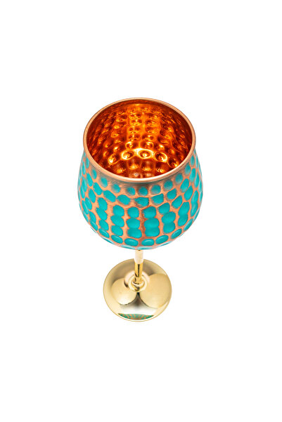 ARANA Copper wine glass Emerald 450 ml