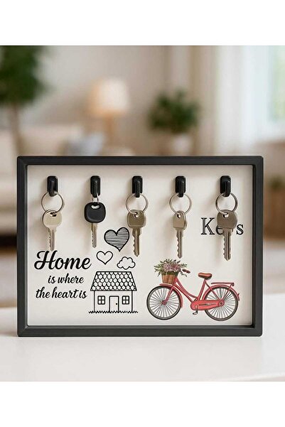 Home Dekoratif Dikdörtgen Anahtar Askısı Anahtarlık