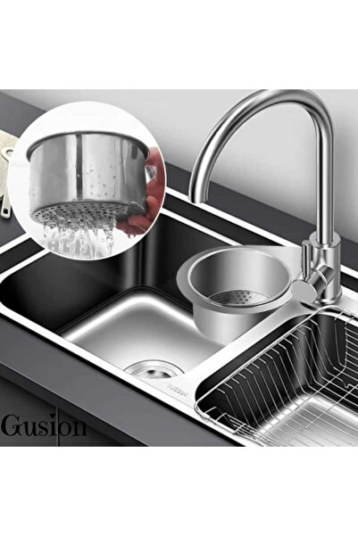 Gusion Swan Design Stainless Steel Sink Drain Basket Can Be Hung on the Fauce...
