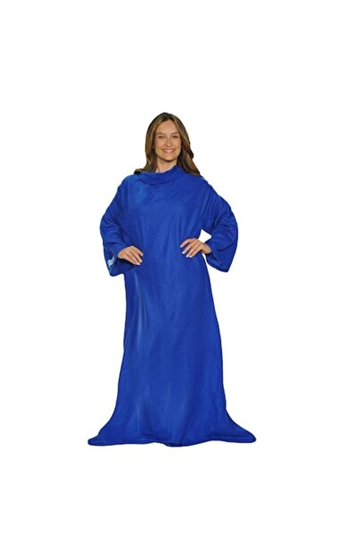 OEM Snuggie Sleeved Blanket, Blue, One Size