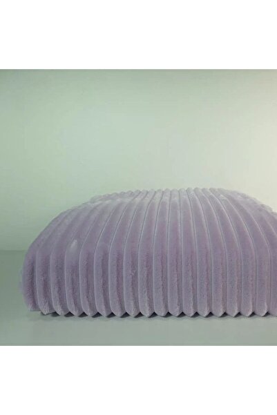 Reiashn Pillow soft blanket, purple color, single and a half size, 180*230 cm