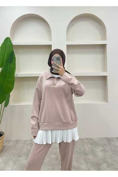 lurex moda Pleated Suit