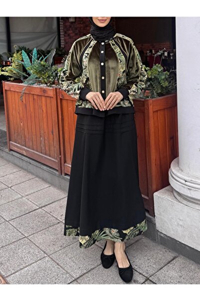 Ghisa KADİFE ETEKLİ TAKIM