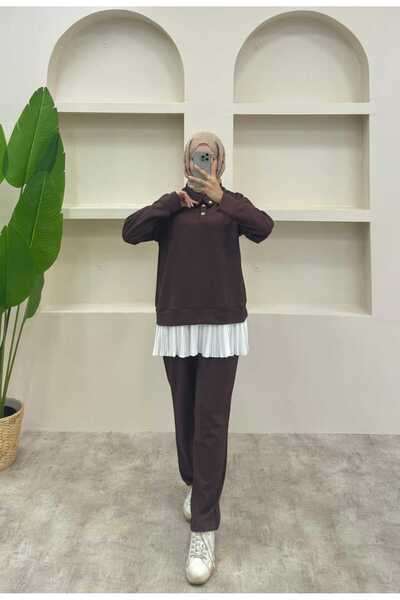 lurex moda Pleated Suit