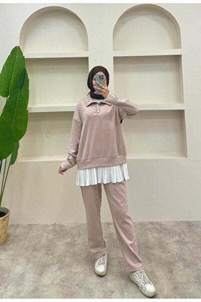 lurex moda Pleated Suit