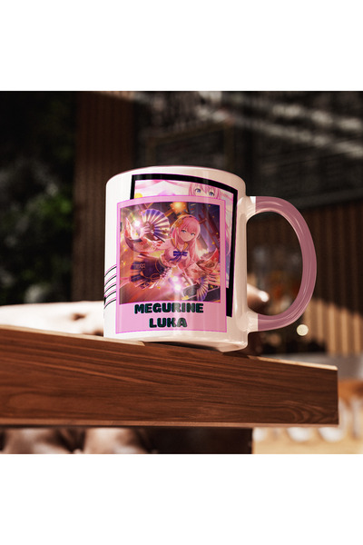 Kupabaskıcısı Project Sekai Megurine Luka Porcelain Mug Cup – Anime Design – Double-Sided Printing