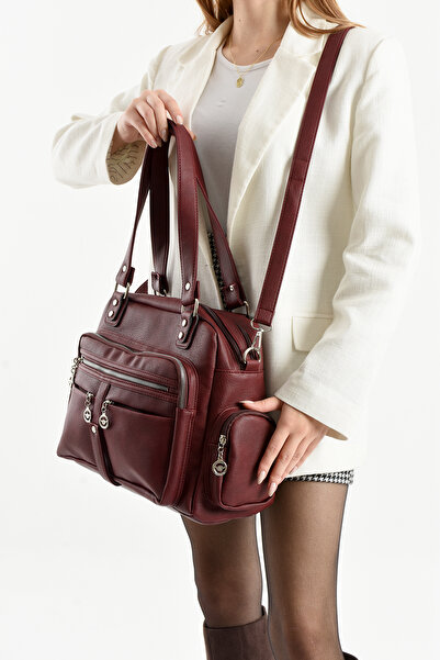 Çanta Trend Lisbon/Soft Leather Multi-Compartment Women's Shoulder Bag