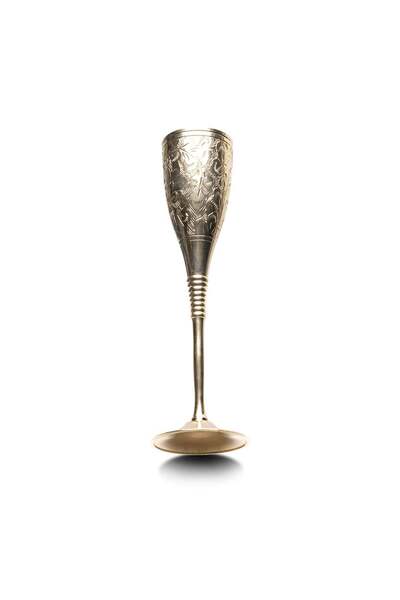 ARANA Brass champagne glass