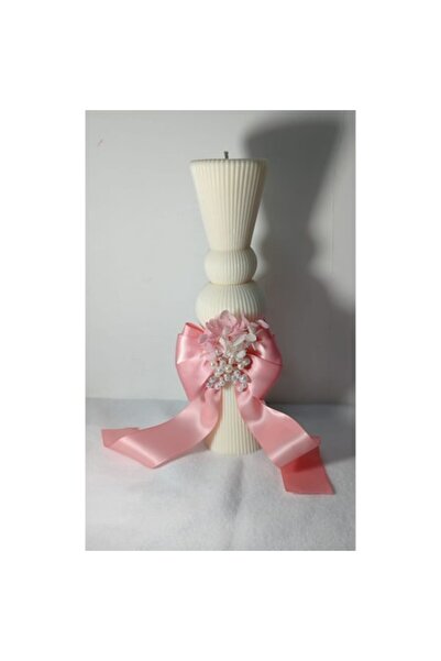 OEM Lumânare elegantă de botez din ceară de soia