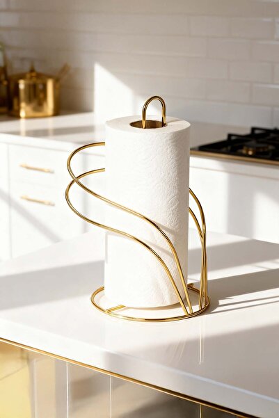 Hediyeler Kapında Gold Metal Peçetelik Havluluk