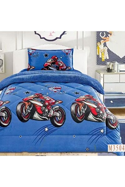 Reiashn Haya Children's Winter Velvet Fur Bedspread, Single and a Half Size