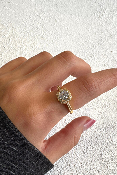 Leo'Stone Premium Lunessa Series Half Round Stone Single Stone Design Adjusta...