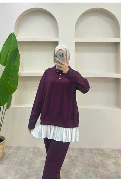 lurex moda Pleated Suit