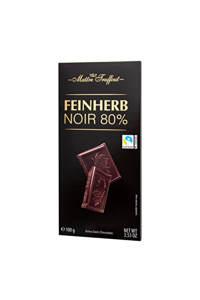 MAITRE TRUFFOUT Ciocolată neagră 80% 100g