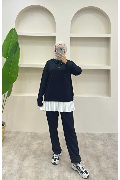 lurex moda Pleated Suit