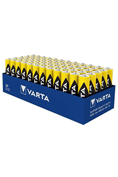 Varta Super Heavy Duty Çinko Aaa Ince Kalem Kumanda Pili (60'lı Paket)
