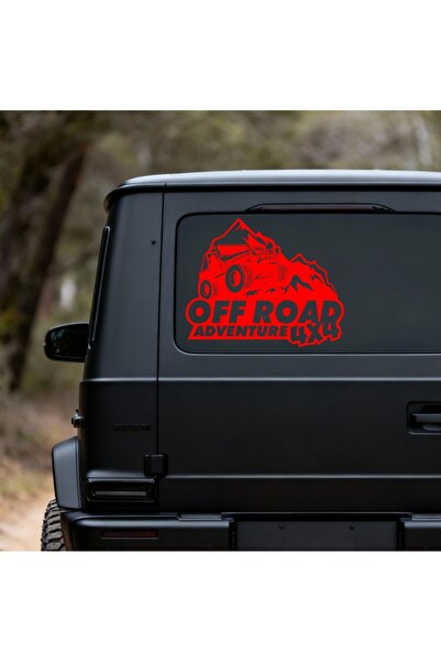 StickITsibiu 4×4 – Off Road Adventure – 4×4 Off-Road Car Sticker – Dimensions 35x29 cm.