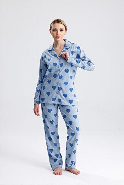 Yeni İnci İç Giyim ΒΑΜΒΑΚΙΝΟ ΣΕΤ ΠΙΤΖΑΜΑΣ 5007