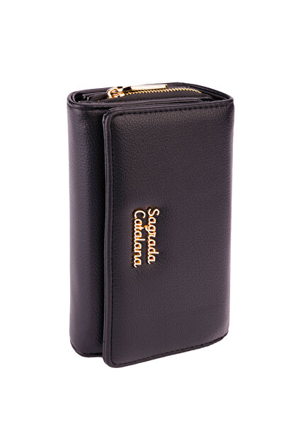 Sagrada Catalana Calvera Women's wallet – black, PU