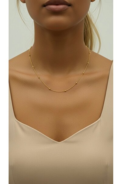 İNN JEWELLERY 316L Steel Necklace Tarnish-Free Antiallergic with Dorica Figure (2 Years Importer Warranty)