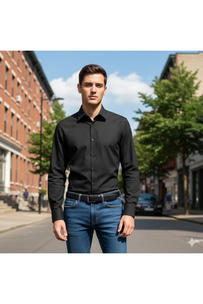 Fine Touch 100% Natural Cotton Shirt – Premium Quality Men's Clothing