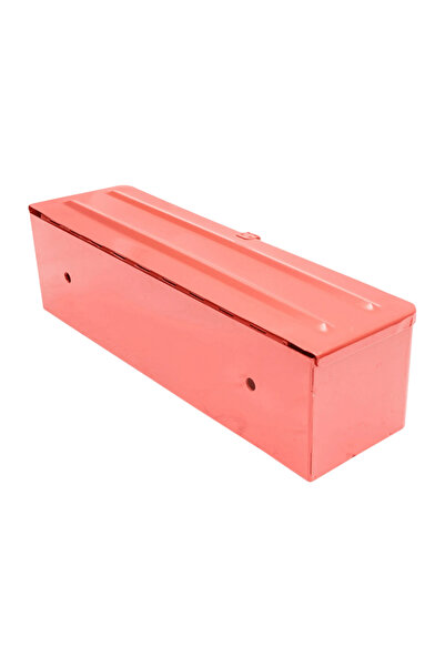 OEM Cutie metal rosu, dimensiuni H 11.5 cm, L 42 cm, l 12 cm, organizator de ...