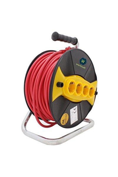 Campion Wertcraft 30m Extension Reel, 3 x 2.5mm, Indoor/Outdoor Use, Black