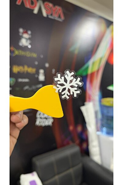 Etiket Dünyası Kar Tanesi A4 Folyo Sticker – Yılbaşı Cam Süsü – 40’lı Kar Deseni Seti