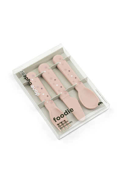 Done By Deer Foodie Happy Dots Powder Cutlery Set