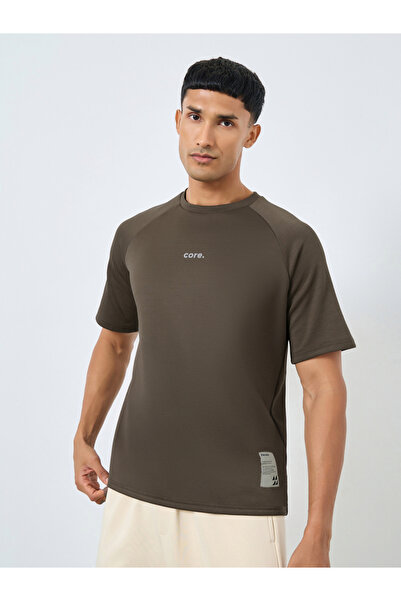 Styli Oversized Minimal Print Heavy Jersey T-Shirt