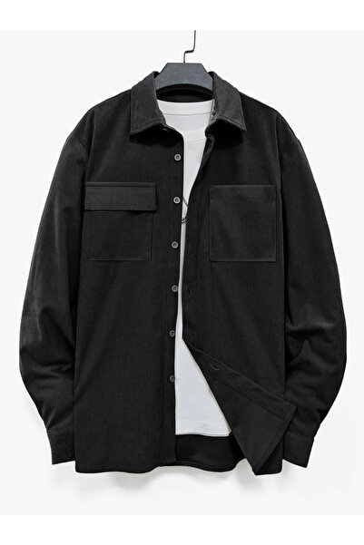 Take Two By Styli Men Texture Pocket Detail Long Sleeve Jacket