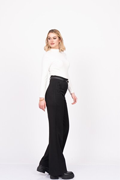 MissVina Addison Belted Fabric Pants 30323