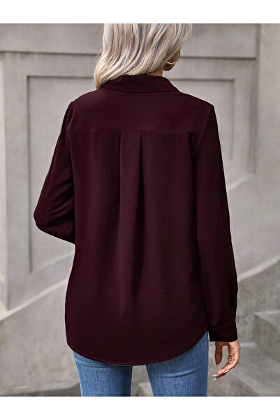 Take Two By Styli Women Long Sleeve Button-Down Shirt