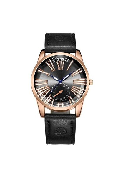 Elanova Analog Wristwatch with Leather Strap for Youth