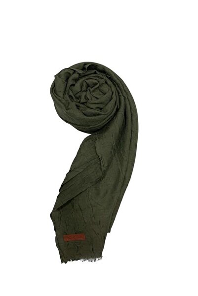 Bonjela شال من الخيزران - أخضر عسكري