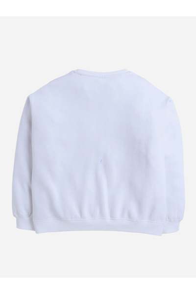 Victor and Jane By Styli Off White Monaco Sweatshirt - 100% Cotton Fleece