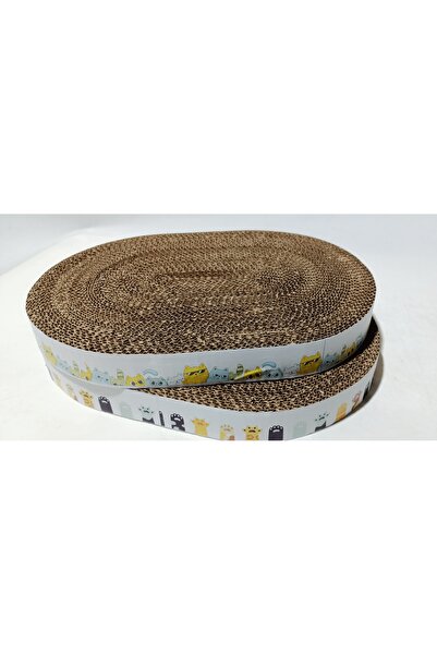 Mırmır Kedi Mmk Oval Cardboard Cat Scratching 30*40*4 cm 2 Pallets