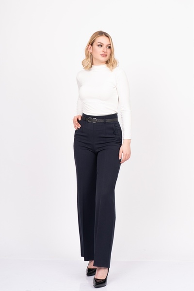 MissVina Addison Belted Fabric Pants 30323