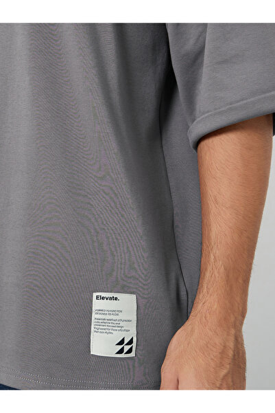 Styli Men Boxy Heavy Jersey Stretch Interlock T-Shirt