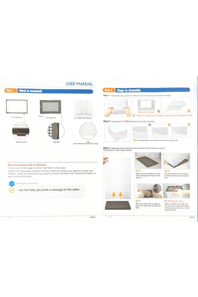 OEM Shoe storage box, organizer, plastic, foldable, 26*34*14 cm, White