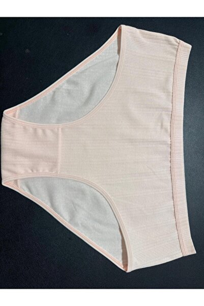 Miss Blue Moon Women's Special Design Corded Fabric Cotton Panties 5-Pack 5200