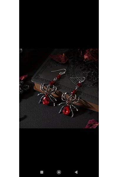 MİLALAZO Gothic Punk Spider Earrings