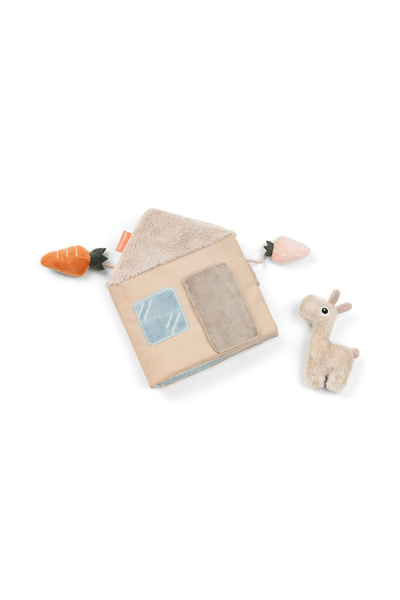 Done By Deer Jucărie senzorială de pluș cu carte Casa lui Lalee de Deer Lalee...