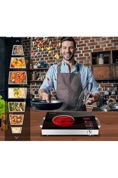 Home 3500 Wat Bütün Tencerelere Uyumlu A++ Plus (İTHAL) Lazer Ocak Çok Tasaruflu