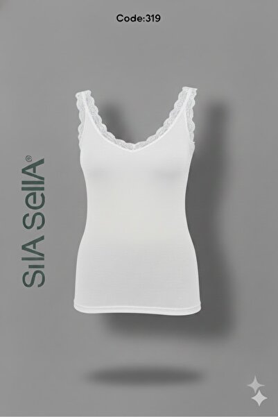 belpa Sıla Sella Lace Tank Top