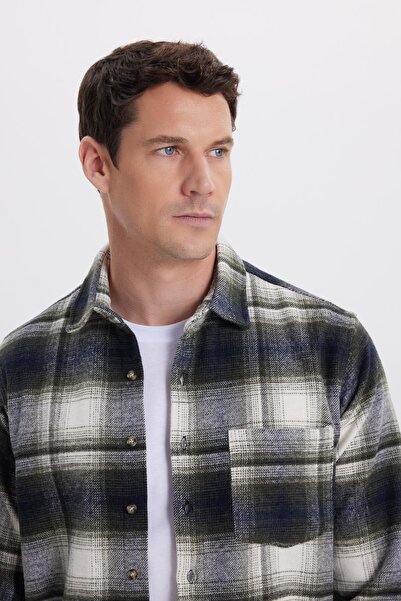 Tudors Men's Regular Fit Comfortable Cut Winter Plaid Lumberjack Shirt