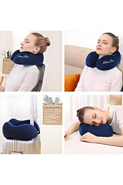 OEM Perna de calatorie albastru bumbac cu design modern pentru gat, calatorii...